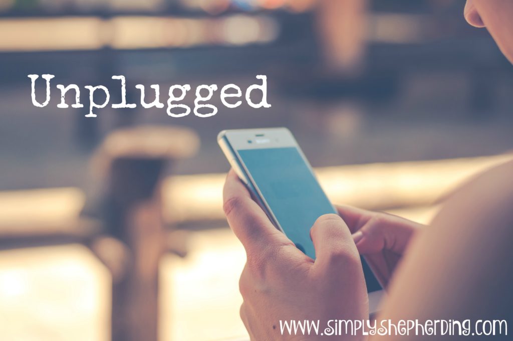 Go unplugged. Reduce your stress, anxiety, and depression.